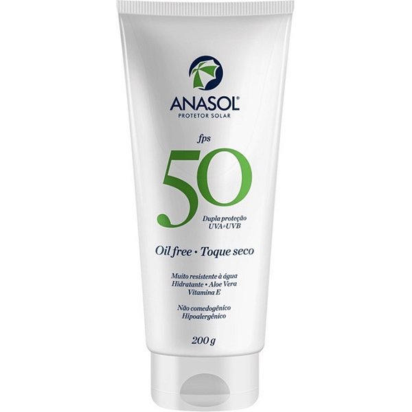 Protetor Solar FPS 50 200 ml | Anasol