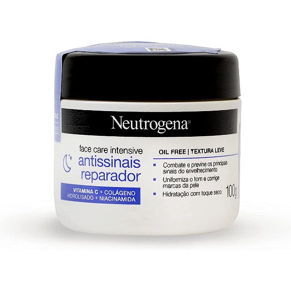Creme Facial Antissinais Reparador Neutrogena 100g | Neutrogena