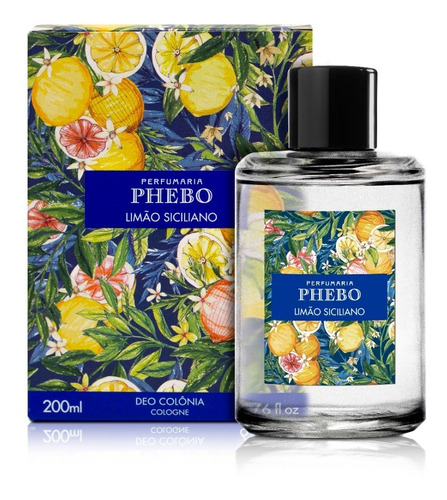 Deo Colônia Limão Siciliano 200ml | Phebo