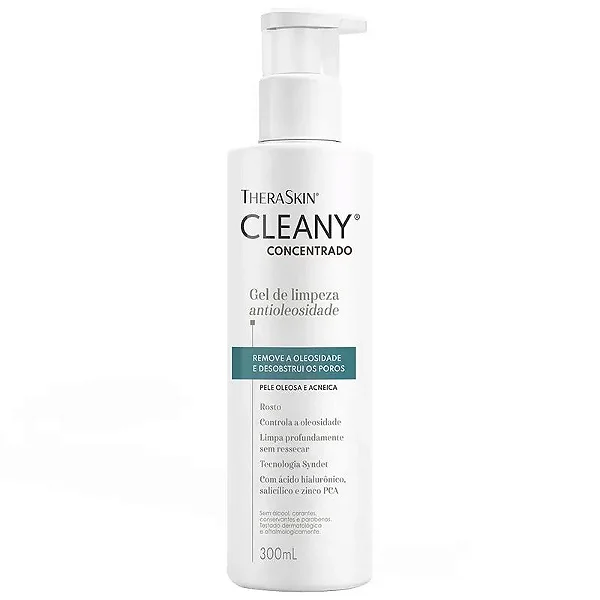 Gel de Limpeza Facial Cleany Concentrado 300ml | TheraSkin