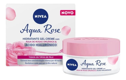 Nivea Aqua Rose Hidratante Facial Gel Creme 50g