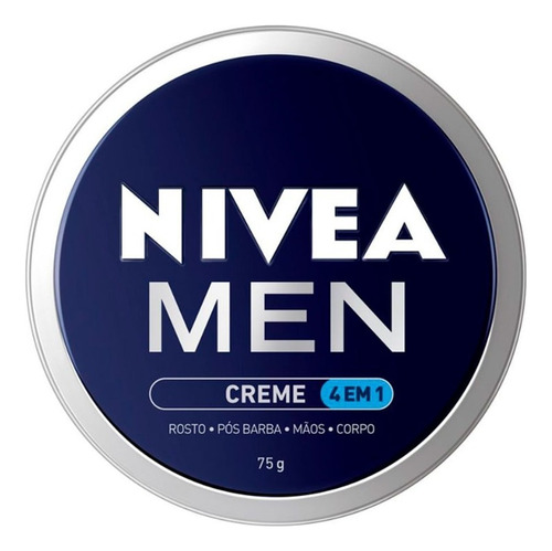 Creme Hidratante Masculino 4 Em 1 Nivea Men Lata 75g