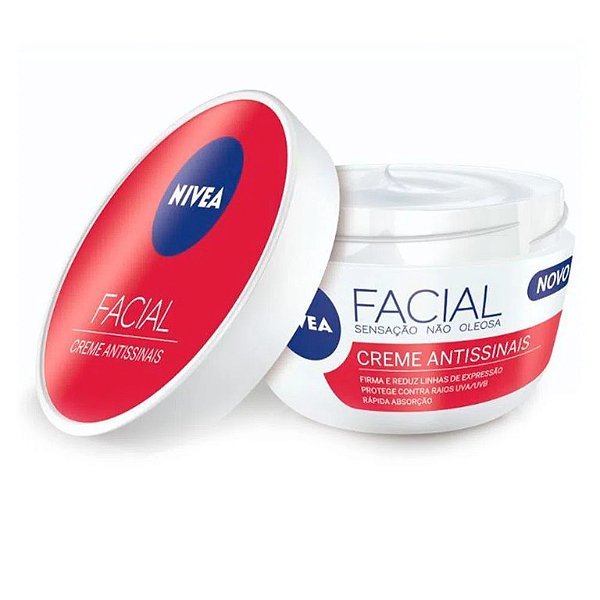 Creme Hidratante Facial Antissinais Nivea 100 G Anti-idade/Antirrugas