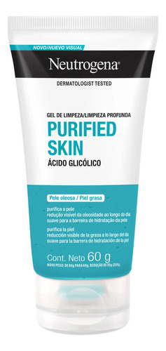Gel De Limpeza Facial Neutrogena Purified Skin 60g