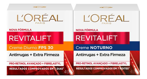 Kit Revitalift Extra-Firmeza Dia/Noite 100ml | L'Oréal