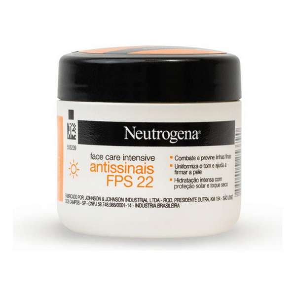 Hidratante Face Care Intensive Antissinais 100g | Neutrogena