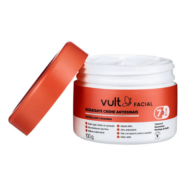 Creme Hidratante Facial Antissinais 100g | Vult