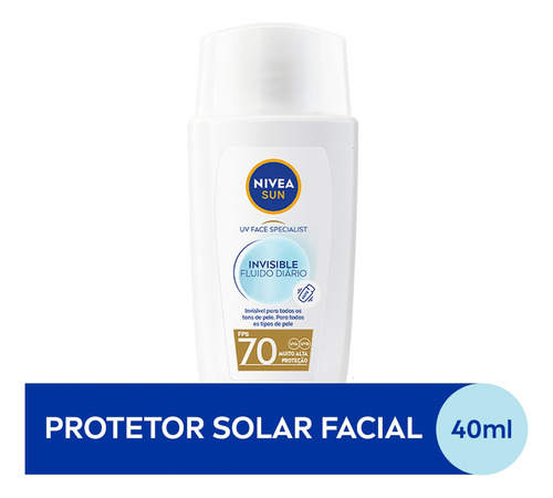 Protetor Solar Facial FPS 70 40ml | Nivea