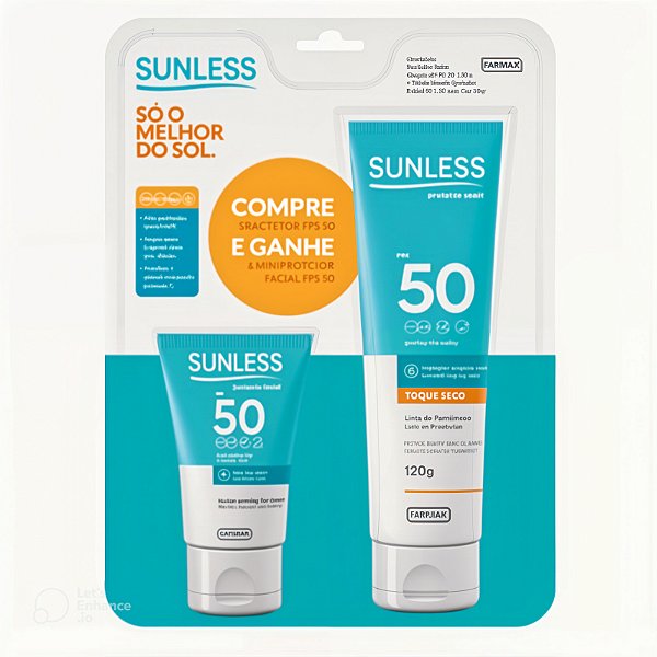 Kit Protetor Solar Facial 50FPS 30g e Corporal 120g | Sunless