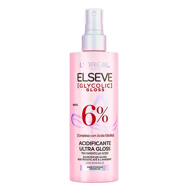 Acidificante Capilar Glycolic Gloss 200ml | Elseve