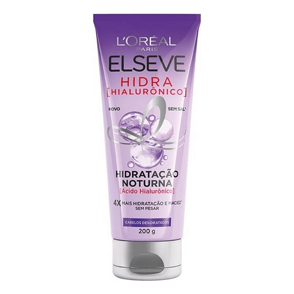 Creme Hidratação Noturna Hidra Hialurônico 200g | Elseve