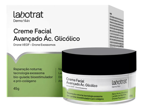 Labotrat Dermoskin Creme Facial Acido Glicolico 45gr