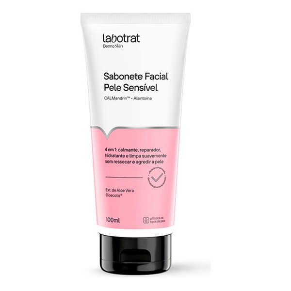 Sabonete Facial Pele Sensível Dermoskin Limpa Labotrat 100ml