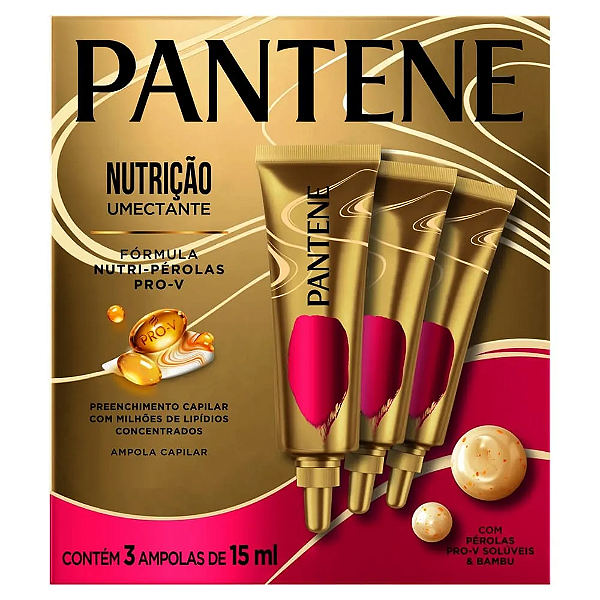 Ampola Capilar Nutrição Umectante 45ml | Pantene