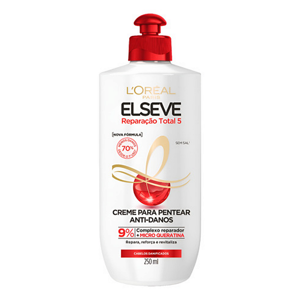 Creme de Pentear Reparação Total 5 250ml | Elseve