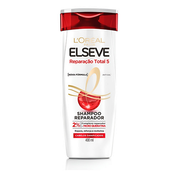 Shampoo Reparação Total 5 400ml | Elseve