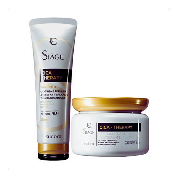 Kit Siàge Cica Therapy Shampoo 250ml + Máscara 250g | Eudora