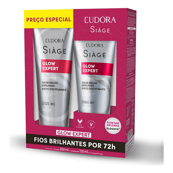 Kit Siàge Glow Expert Shamp 250ml + Condic 125ml | Eudora