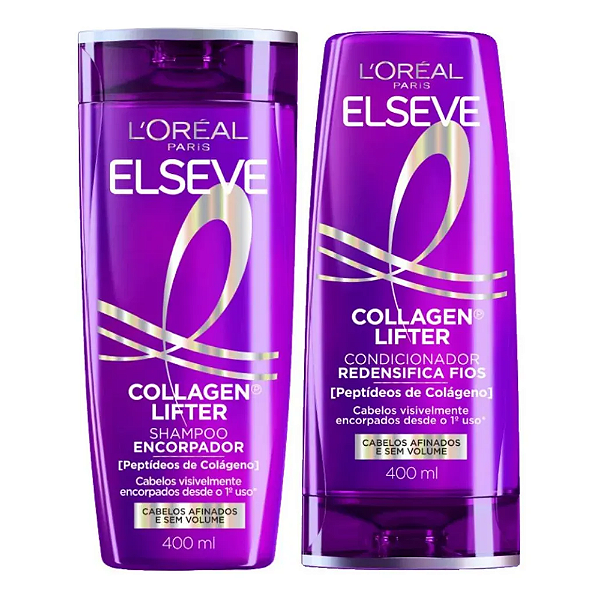 Kit Shampoo + Cond 400ml Elseve Collagen Lifter | L'oréal