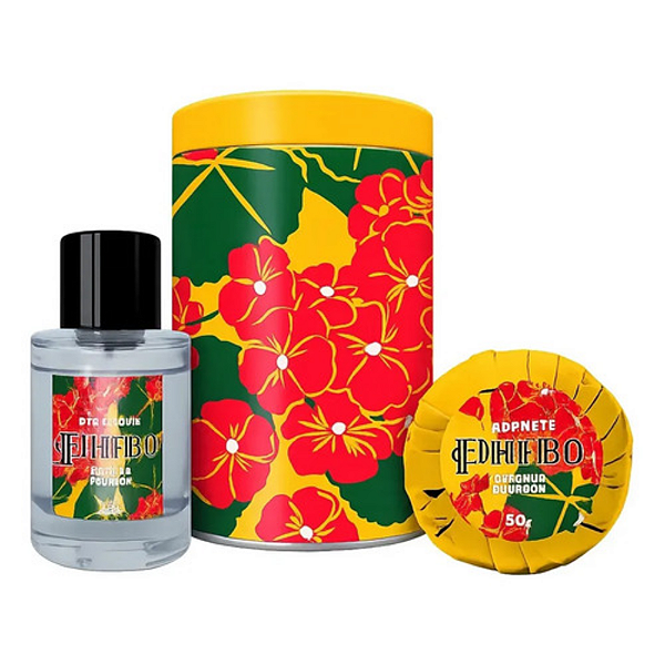 Kit Latinha Gerânio Bourbon Colônia E Sabonete | Phebo