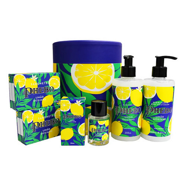Kit Limão Siciliano Colônia + Hidratante + Sabonete | Phebo
