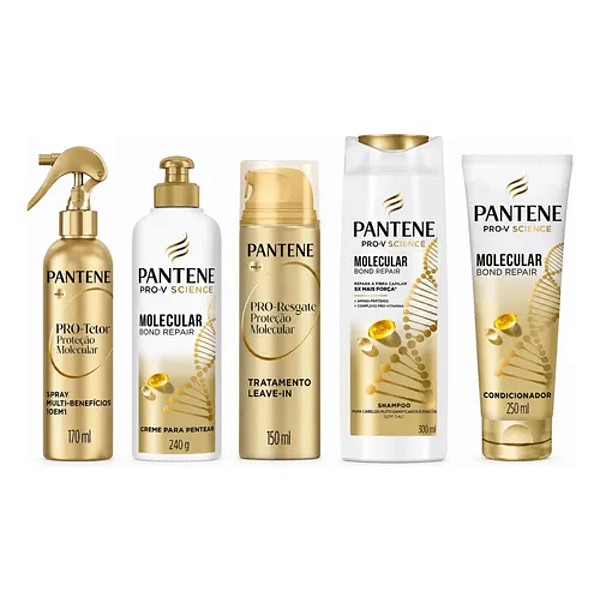 Kit Completo Molecular Bond Repair 5 Itens | Pantene