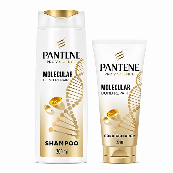 Kit Pantene Molecular Bond Repair Shampoo 300 mL e Condicionador 150 mL