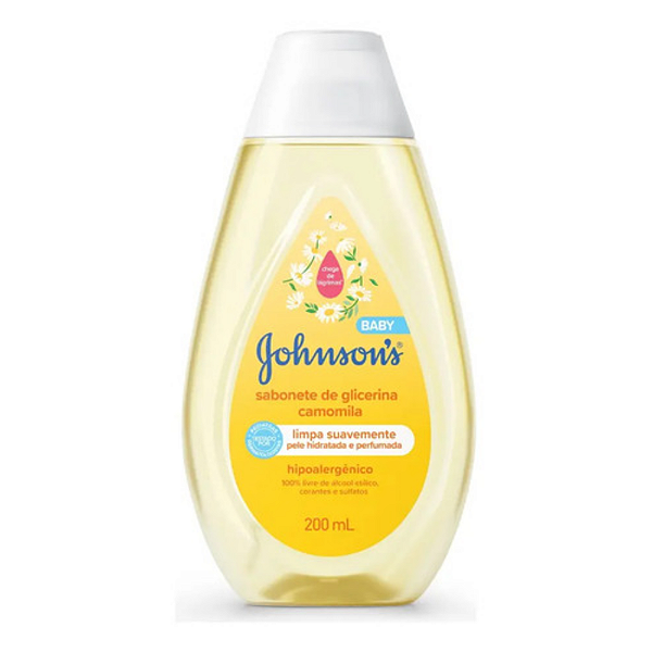 Sabonete Líquido Baby Glicerina Camomila 200ml | Johnson
