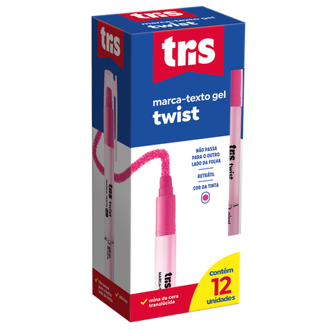MARCA TEXTO TRIS GEL TWIST
