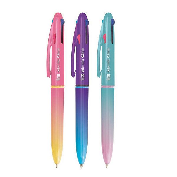 Caneta Esferográfica Colormix Trend Tris - 1.0