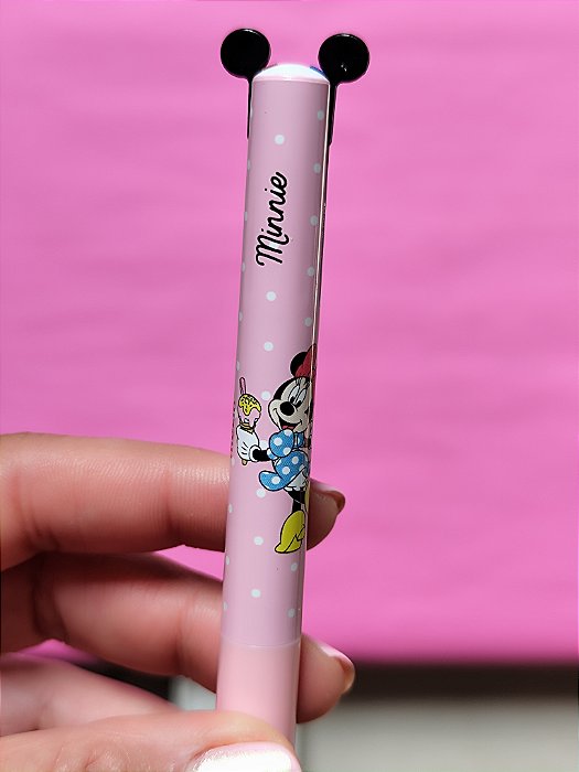 Caneta Retrátil Bicolor Minnie- Molin