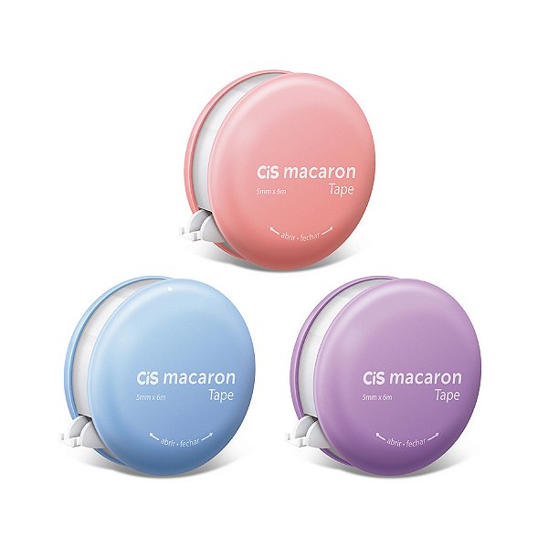 Fita Corretiva Macaron - Cis - Tom Pastel