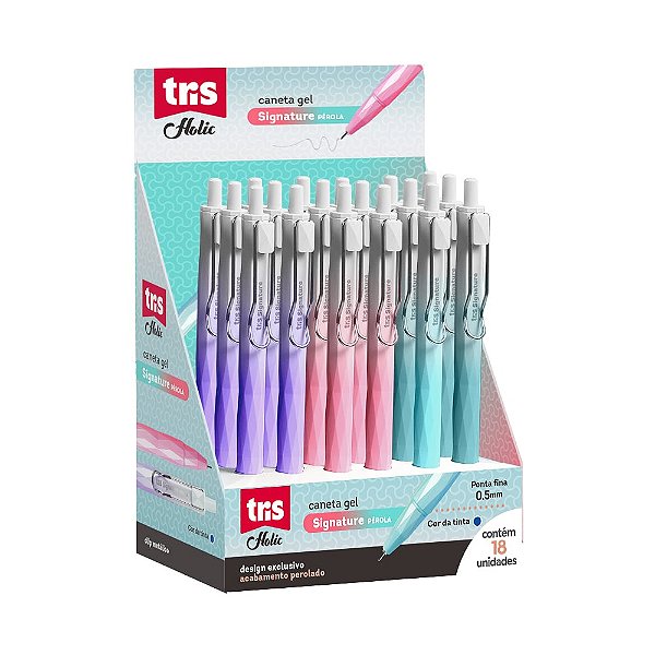 Caneta Gel Signature Degrade Holic Fancy – 0.5mm