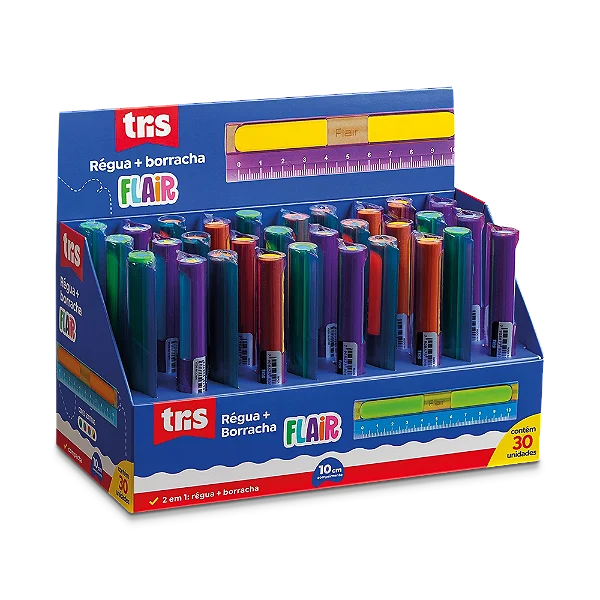 Régua + Borracha Flair