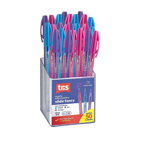 Caneta Esferográfica Slide Fancy com cheirinho