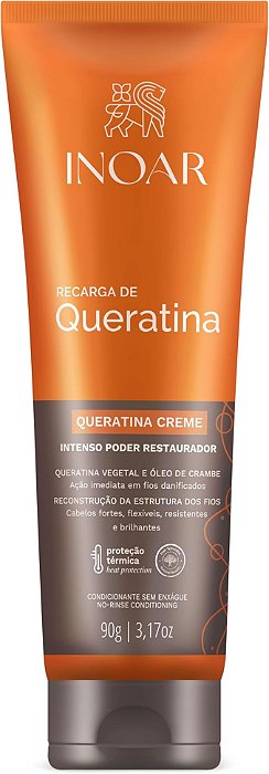 INOAR RECARGA DE QUERATINA CREME 90G