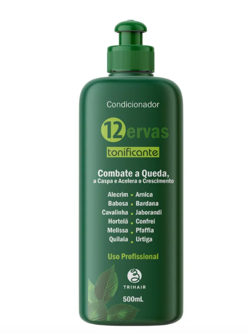 COND.TRIHAIR 12 ERVAS VERDE 500ML