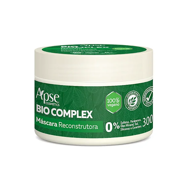 MÁSCARA BIO COMPLEX RECONSTRUÇÃO 300G - TRATAMENTO CONDICIONANTE