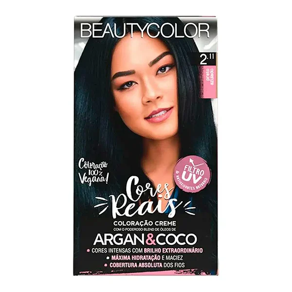 COL CR PERM KIT BEAUTYCOLOR 2.11 PRETO AZULADO