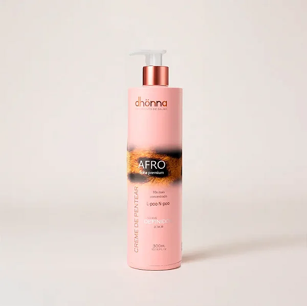 CREME DE PENTEAR AFRO CACHOS DEFINIDOS 300ML - DHONNA