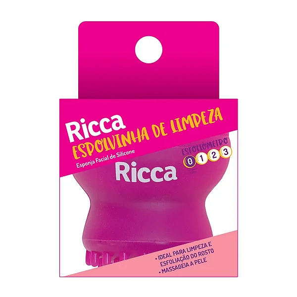 ESPONJA FACIAL DE SILICONE RICCA