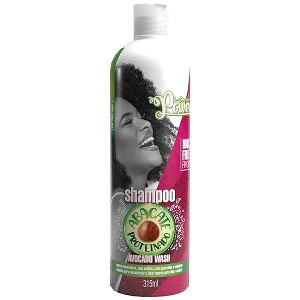 SHAMPOO ABACATE AVOCADO WASH SOUL POWER 315ML