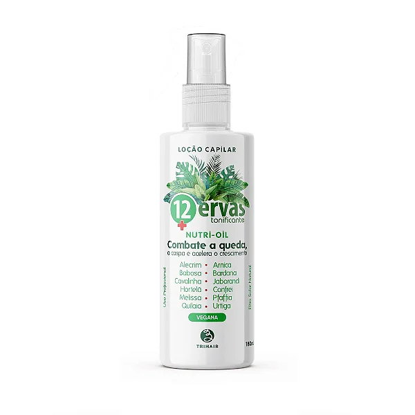 LOCAO 12 ERVAS NUTRI-OIL BRANCO              180ML