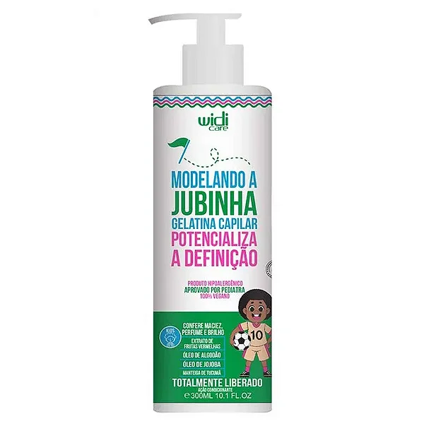 MODELANDO A JUBINHA GELATINA CAPILAR POTENCIALIZA A DEFINICAO - WD - 300 G