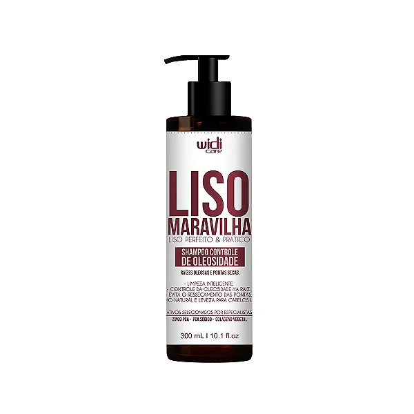 LISO MARAVILHA SHAMPOO CONTROLE DE OLEOSIDADE - WD - 300 ML
