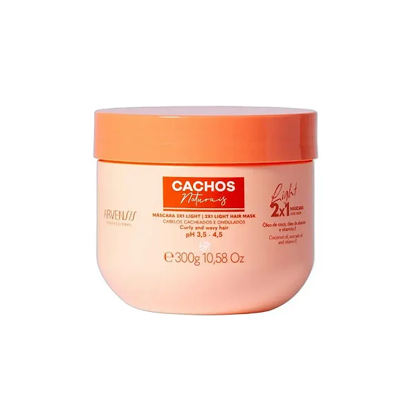 MASCARA CAPILAR 2X1 LIGHT 300 G ARVENSIS