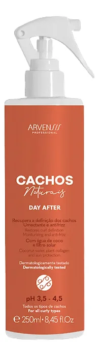 SPRAY DAY AFTER CACHOS NATURAIS - 250ML