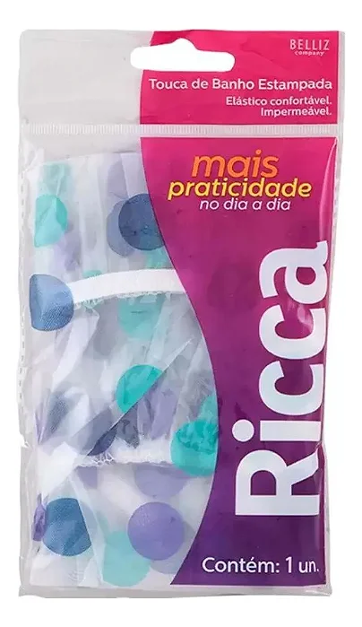 TOUCA PARA BANHO ESTAMPADA RICCA