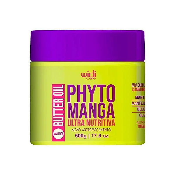 PHYTOMANGA BUTTER OIL ULTRANUTRITIVA ACAO CONDICIONANTE - WIDI CARE - 500 G