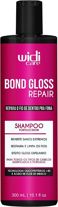 BOND GLOSS REPAIR SHAMPOO FORTALECEDOR - WD - 300 ML
